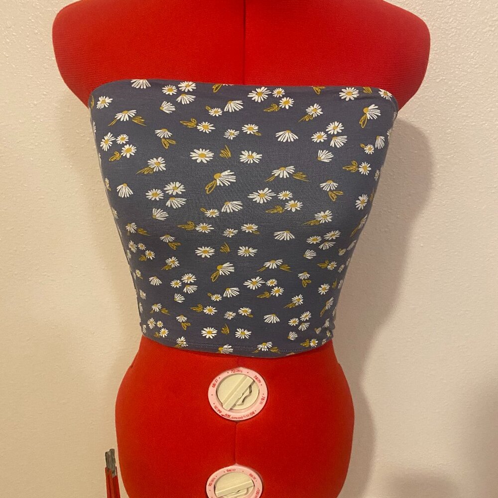 Blue Wild Fable Strapless Tube Top